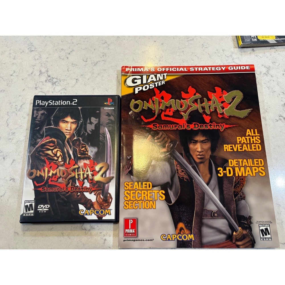 ONIMUSHA 2 Samurais Destiny Video Game & Strategy‎ Guide PS2 Playstation 2